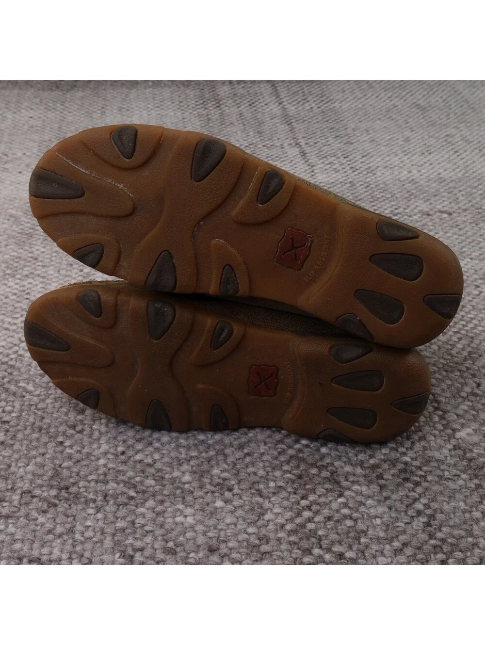 Twisted X Driving Moc Womens 9 M WDM0030 Brown Tooling Leather Chukka Shoes US 9
